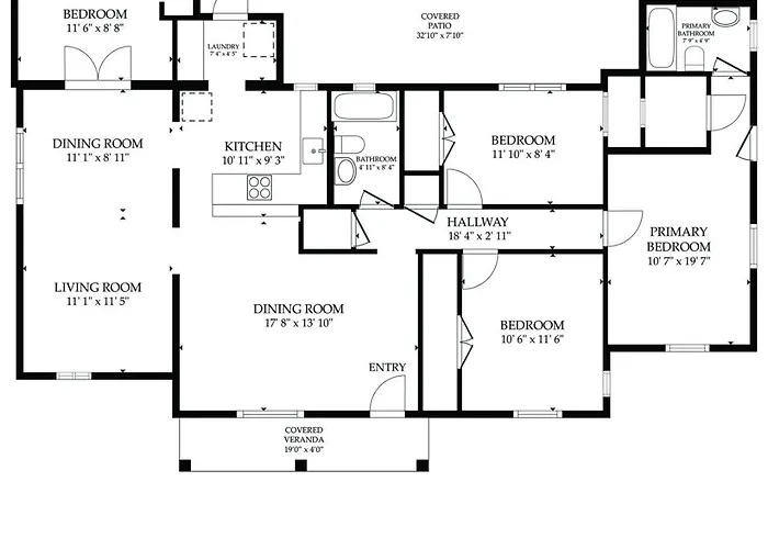 Holiday home Central, 4 Bedroom 2 Ba, Fire Pit, Fenced Backyard *